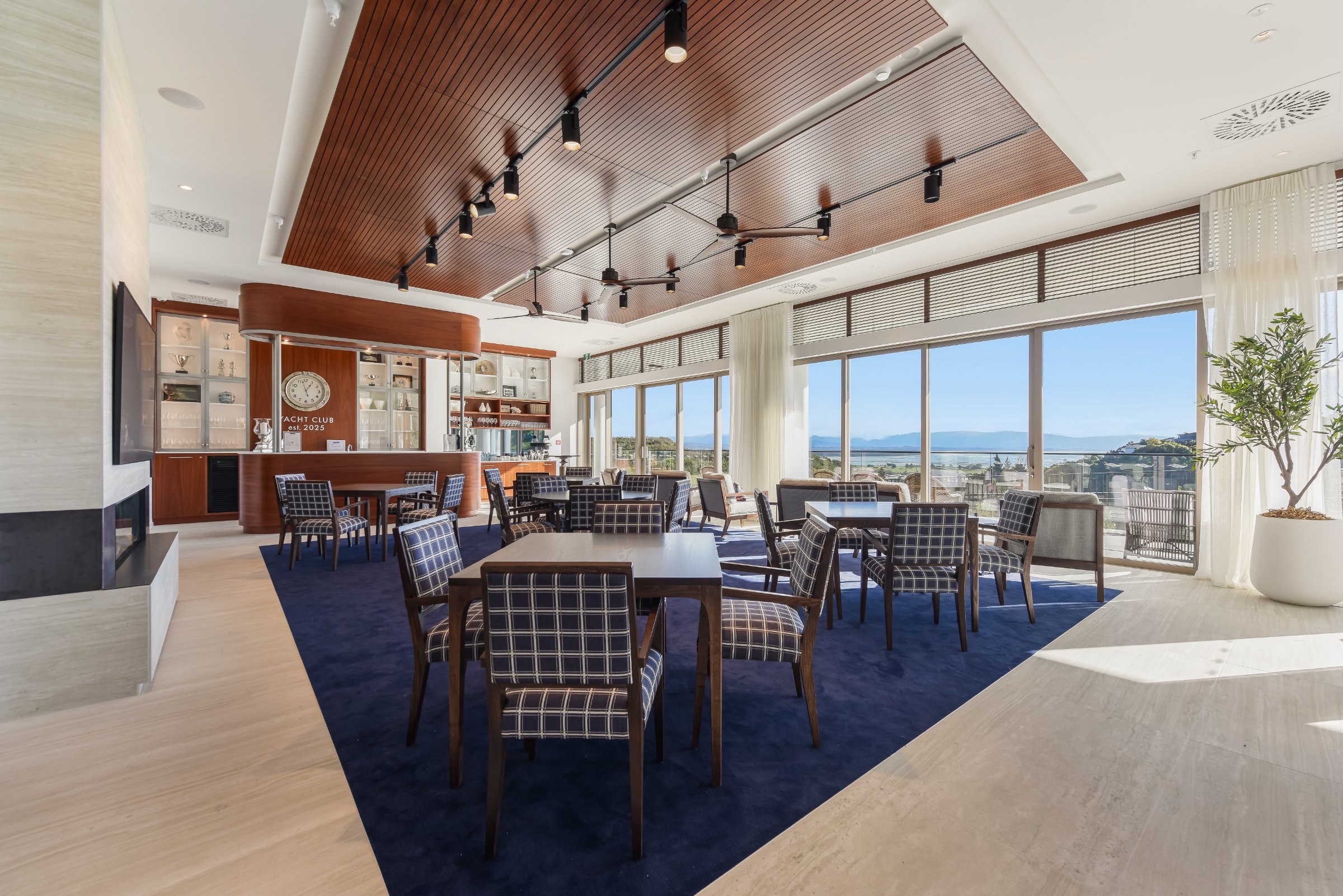 Yacht club dining